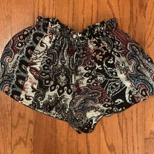 Boho Elastic waist Shorts
